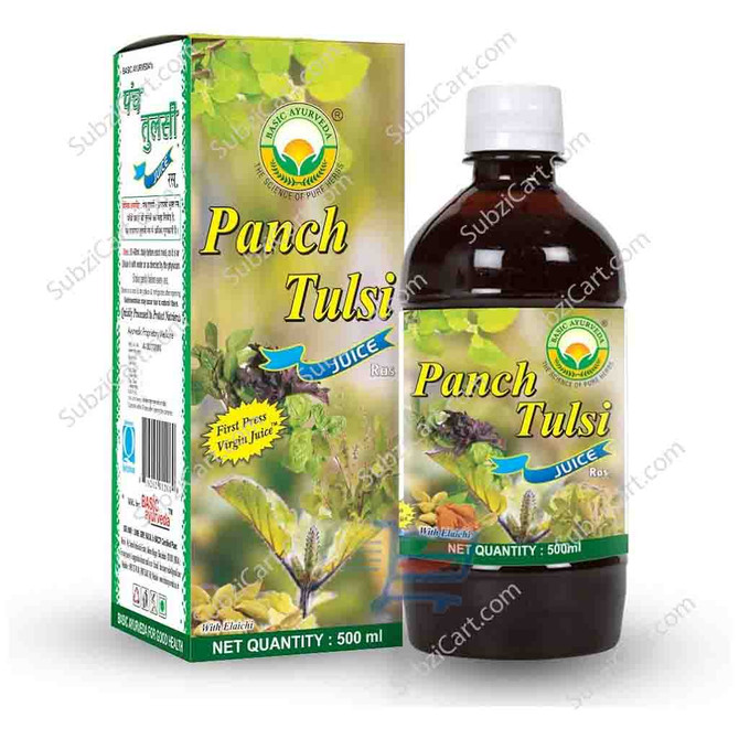 Basic Ayurveda Panch Tulsi, 480 ML