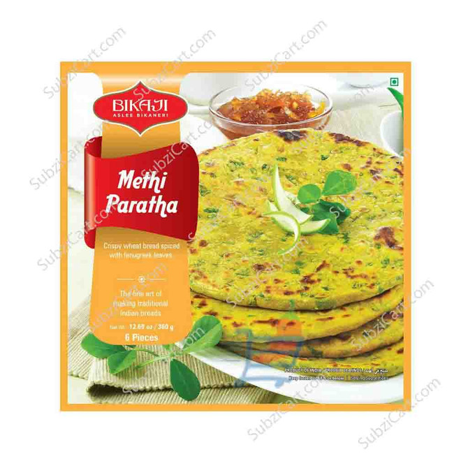 Bikaji Methi Paratha, 12.69 Oz