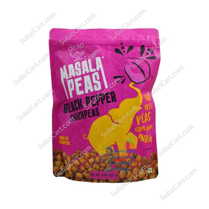 Deep Black Pepper Chickpeas, 8 Oz