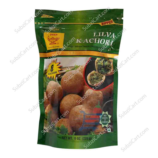 Deep Lilva Kachori Frozen 8 Pc, 228 Grams