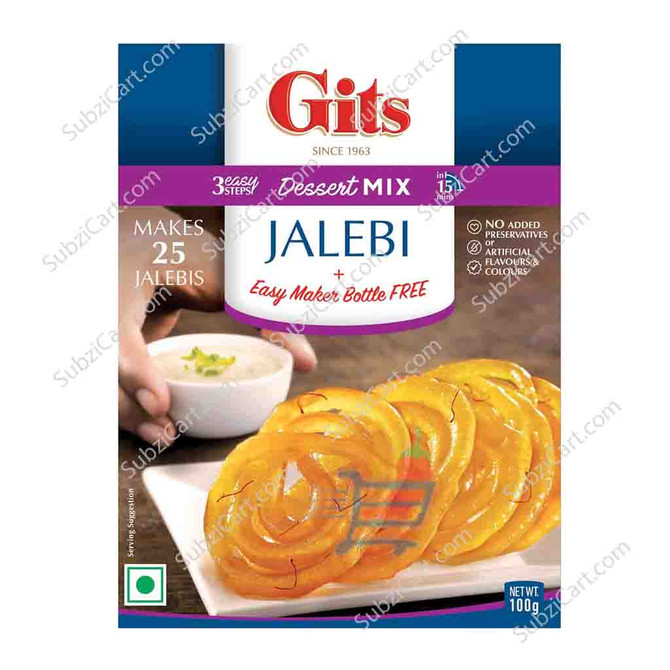 Gits Jilebi Mix With Maker, 3.5 Oz