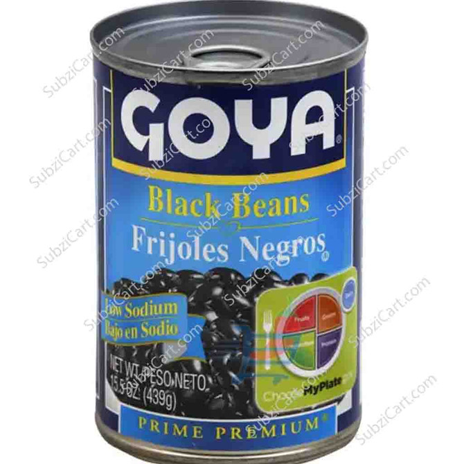 Goya Black Beans Low Sodium, 29 Oz