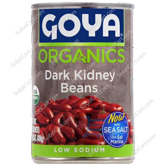 Goya Dark Kidney Beans Low Sodium, 15.5 Oz