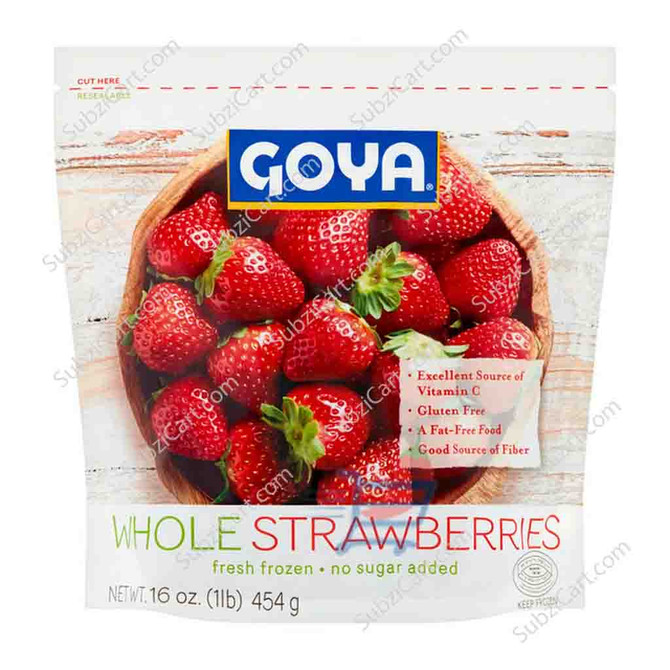 Goya Whole Strawberries Frozen, 16 Oz