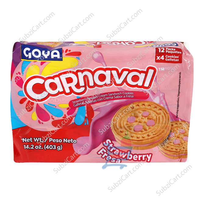 Goya Carnaval Strawberry, 403 Grams