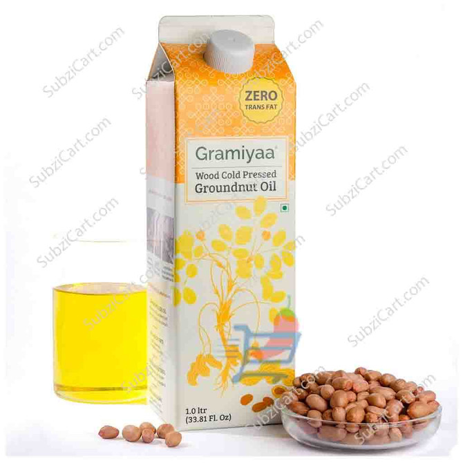 Gramiyaa Groundnut Oil, 1 Ltr