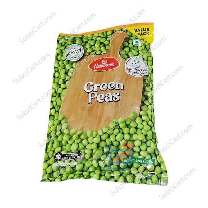 Haldirams Green Peas Frozen, 908 Grams