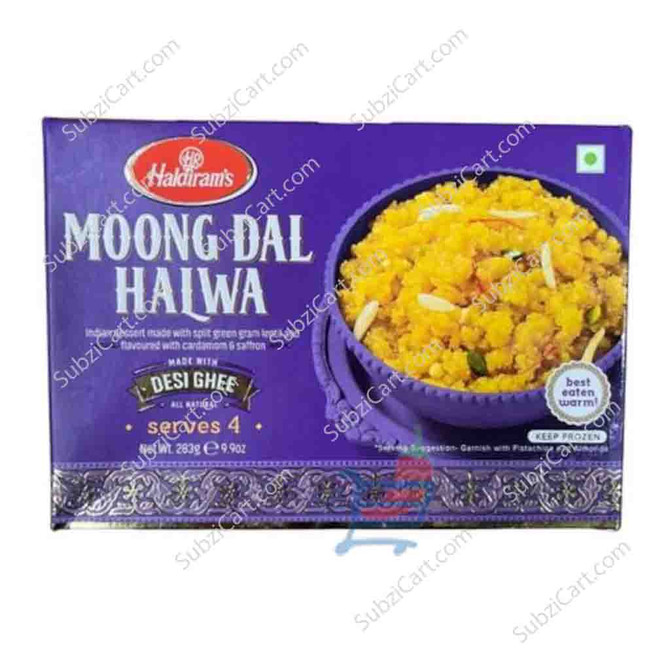 Haldirams Moong Dal Halwa Frozen, 283Grams