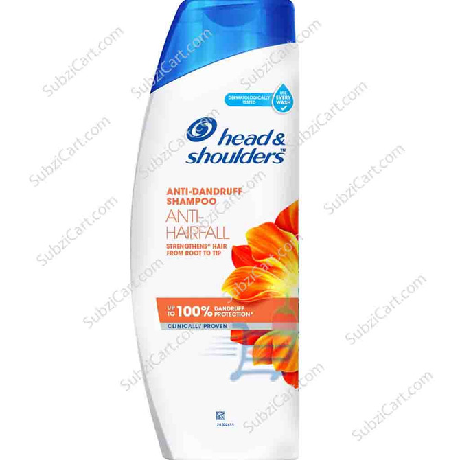 Head And Shoulders Anti Hairfall Shampoo, 340 ML