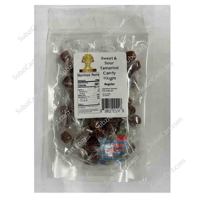 Klg Sweet Sour Tamarind Candy, 100 Grams