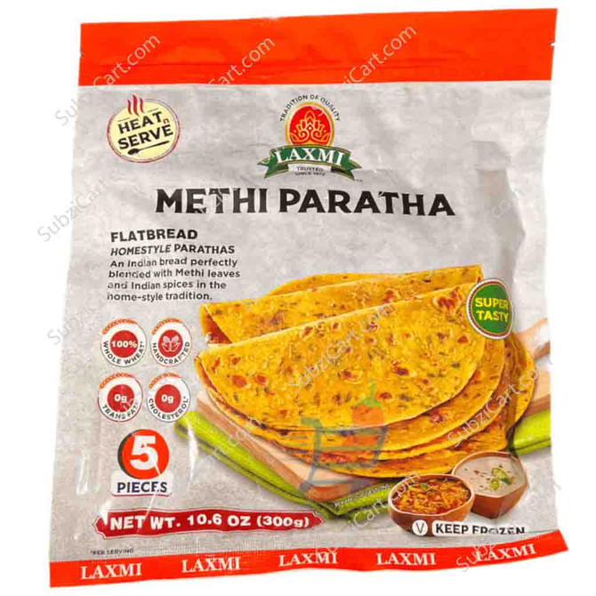 Laxmi Methi Paratha Frozen, 300 Grams