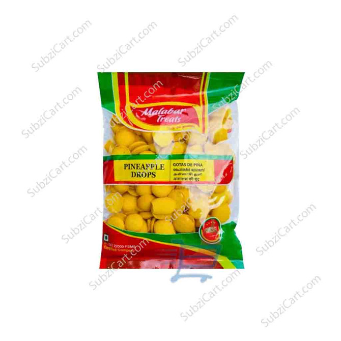 Malabar Treats Pineapple Drops, 200 Grams