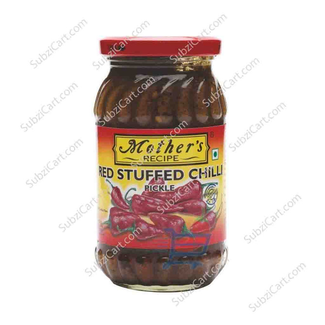 Mothers Stuffed Red Chilli, 500Grams