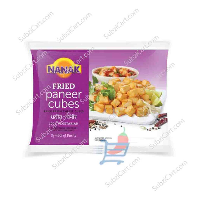 Nanak Fried Paneer Cubes Frozen, 1Kg