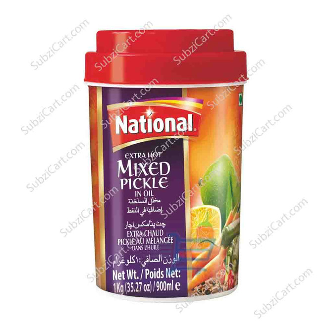 National Ex Hot Mix Pickle, 1 Kg