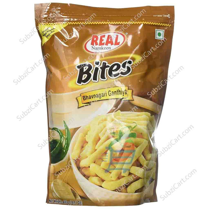 Real Bites Bhavanagri Ganthiya, 400 Grams
