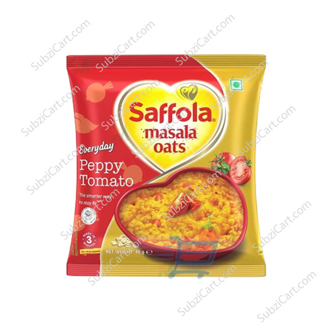 Saffola Masala Oats Peppy Tomato, 39 Grams