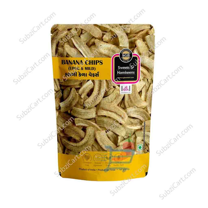 SGB Banana Chips Long Mild Farali, 7.05 Oz