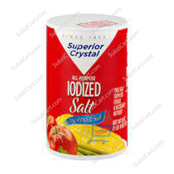Superior Crystal Iodized Salt, 737 Grams