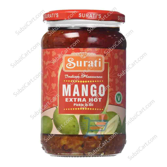 Surati Mango Extra Hot Pickle, 700 Grams
