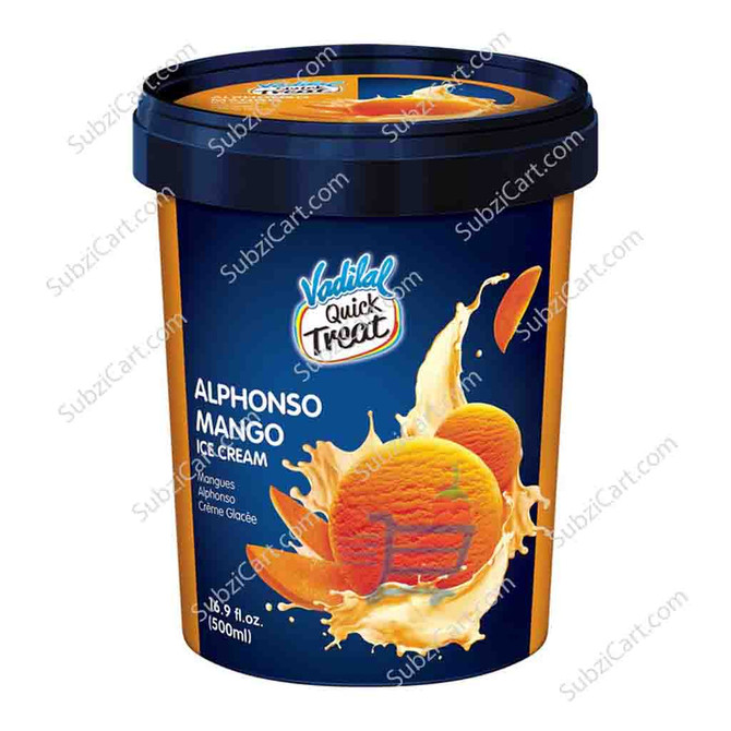 Vadilal Alphonso Mango Ice Cream, 500 ML
