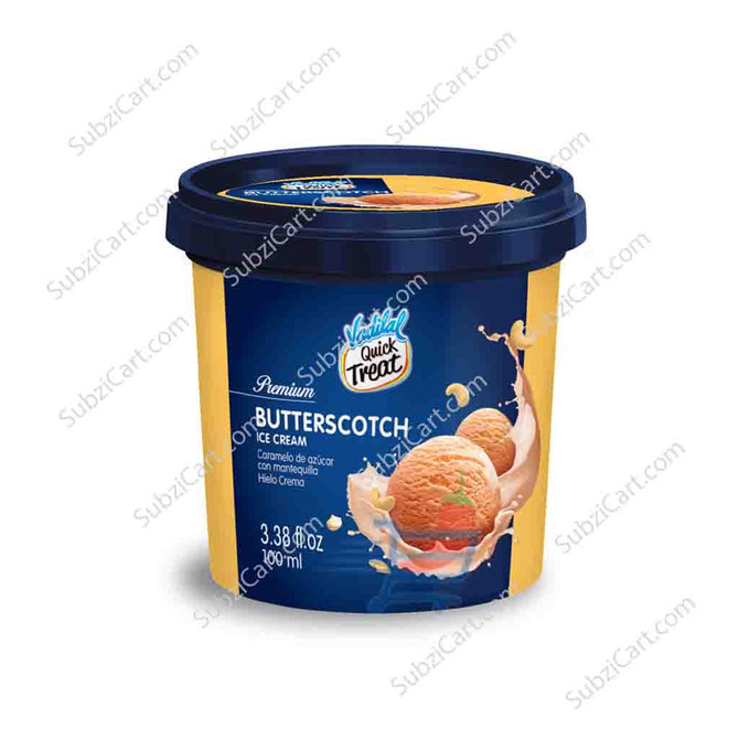 Vadilal Butterscotch Ice Cream, 100 ML