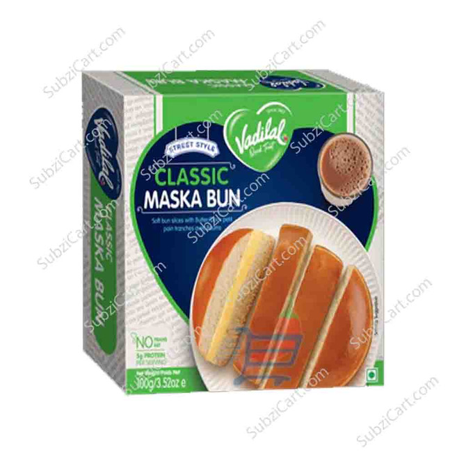 Vadilal Classic Maska Bun Frozen, 100 Grams