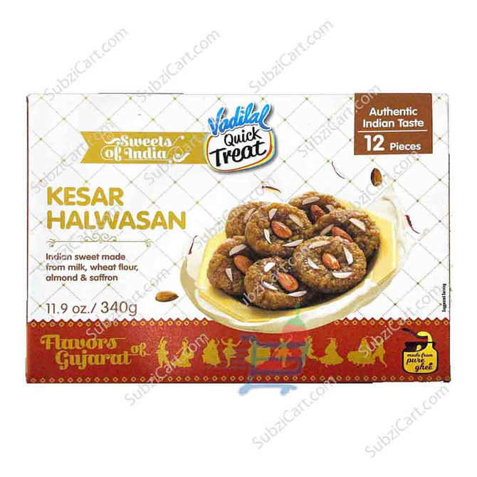 Vadilal Kesar Halwasan, 340Grams