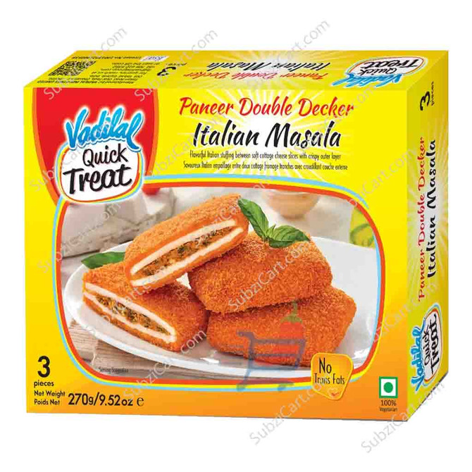 Vadilal Paneer Double Decker Italian Masala Frozen, 270 Grams