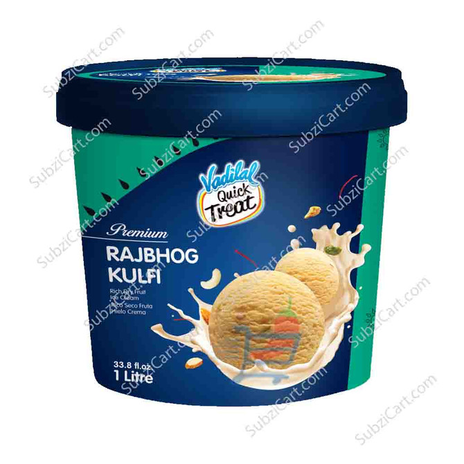 Vadilal Rajbhog Kukfi Ice Cream, 1 Ltr