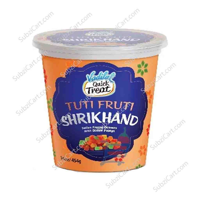 Vadilal Shrikhand Tuti Fruti Frozen, 16 Oz