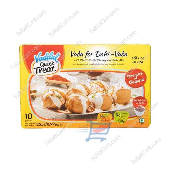 Vadilal Vada For Dahi Vada Frozen, 255Grams