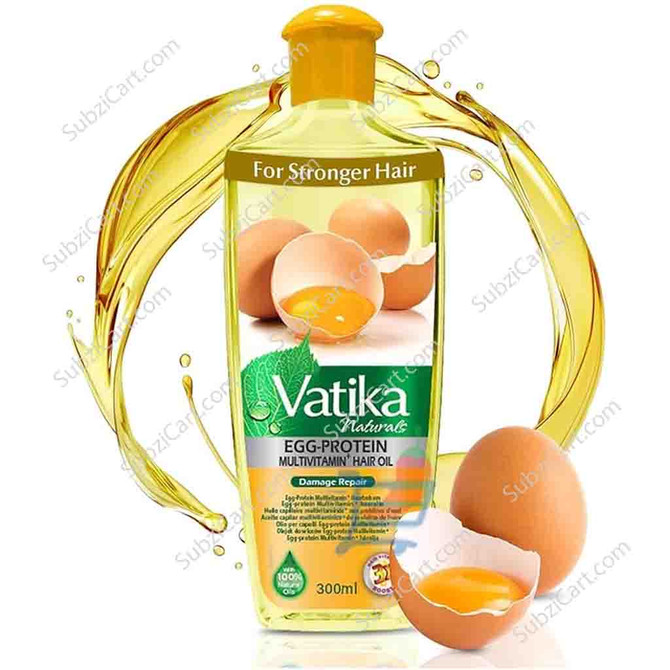 Vatika Egg Protein Hair Oil, 300 ML
