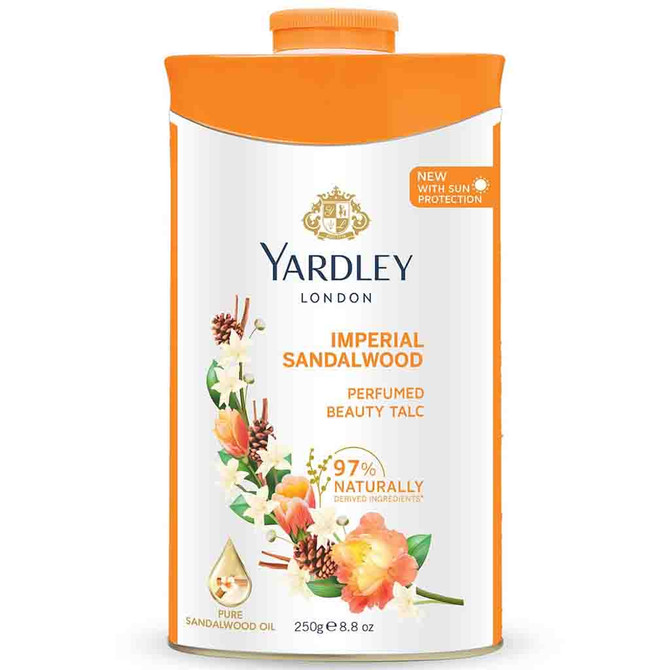 Yardley Imperial Sandalwood Talc, 250 Grams