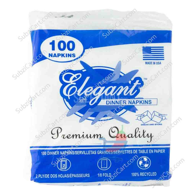 Elegant Dinner Napkins, 100 Ct