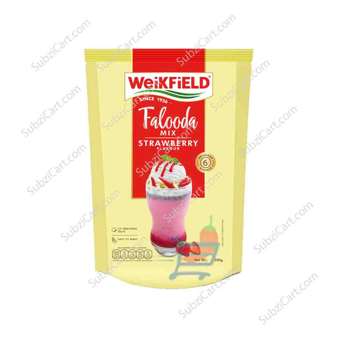 Weikfield Falooda Mix Strawberry, 200 Grams
