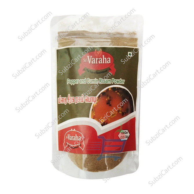 Sri Varatha Pepper Cumin Rasam Powder, 100 Grams