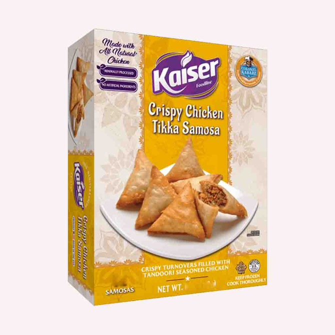 Kaiser Crispy Chicken Samosa Frozen, 20Pc