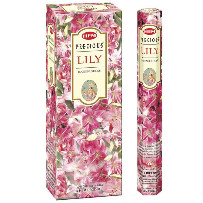 Hem Precious Lily Incense Sticks, 6 Pack