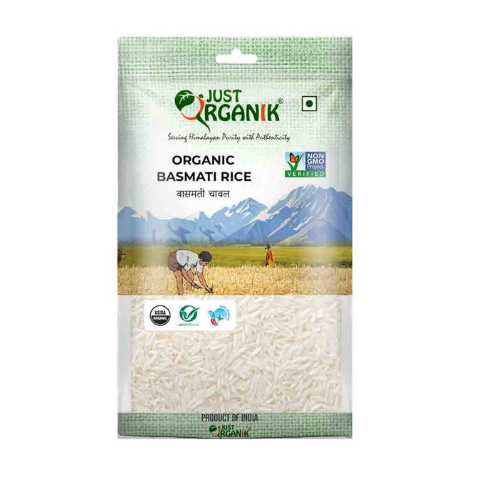 Just Organik Org Basmati Rice, 10 lb