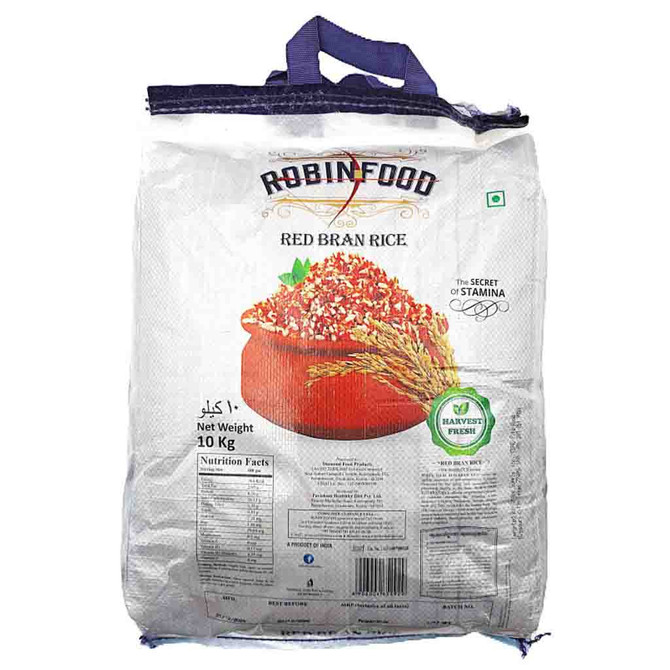 Robin Food Red Bran Rice, 10 KG