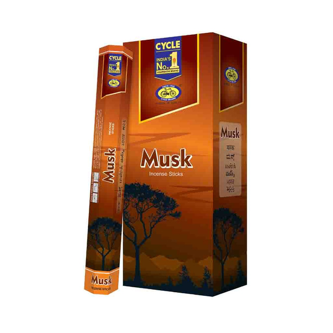 Cycle Musk Incense Sticks, 1 Box (6 Pc)