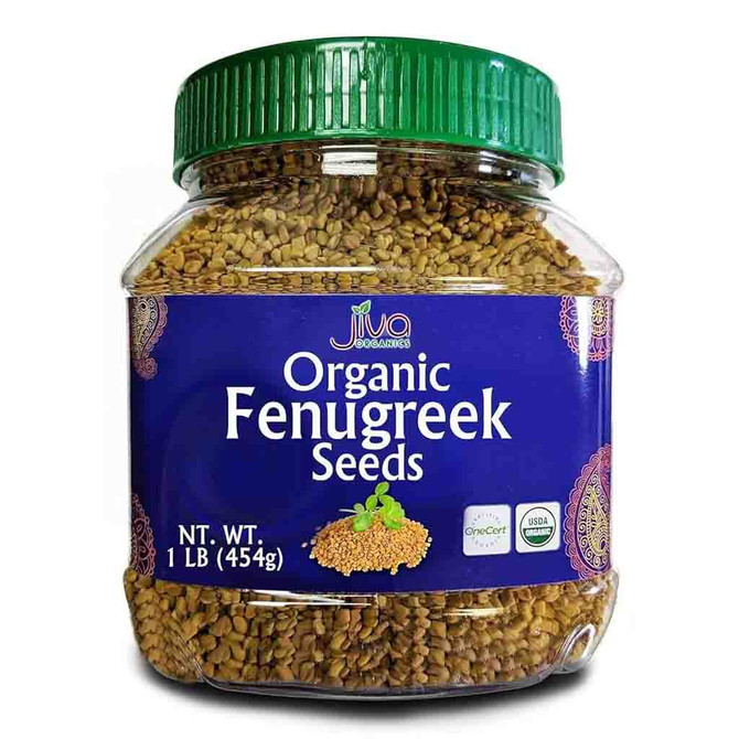Jiva Org Methi Seeds Jar, 1 Lb