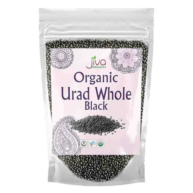 Jiva Org Urad Whole Black, 4 Lb