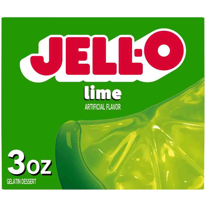 Jell-O Lime Gelatin, 3 Oz