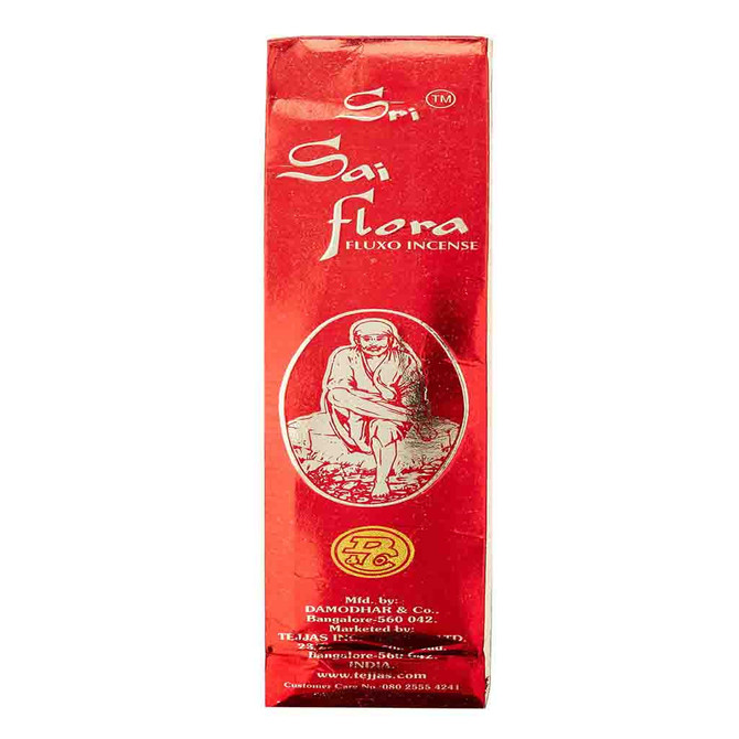 Sri Sai Flora Fluxo Incense 12 packs, 300 Grams
