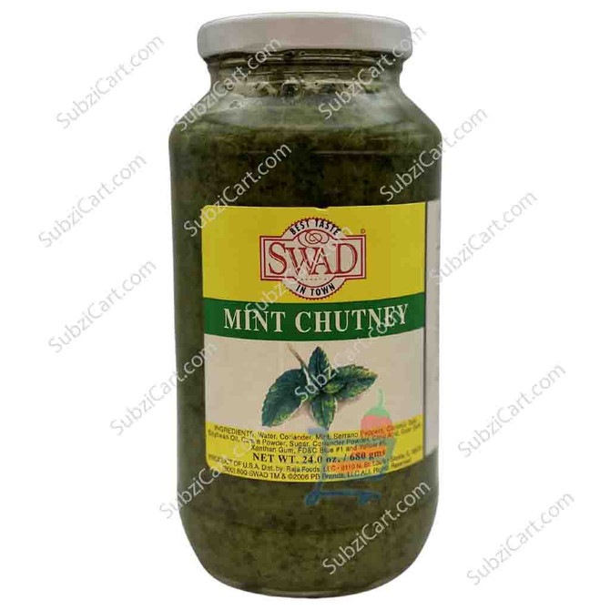 Swad Mint Chutney, 7.5 Oz