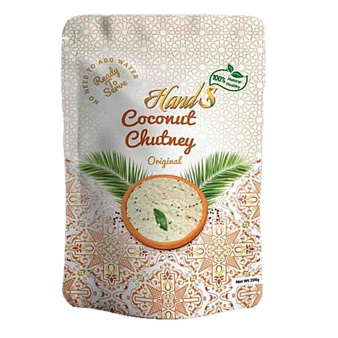 Hands Coconut Chutney Original, 200 Grams
