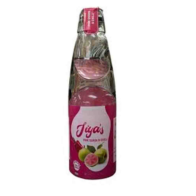 Jiya's Pink Guava N Chilli Goli Soda, 200 ML