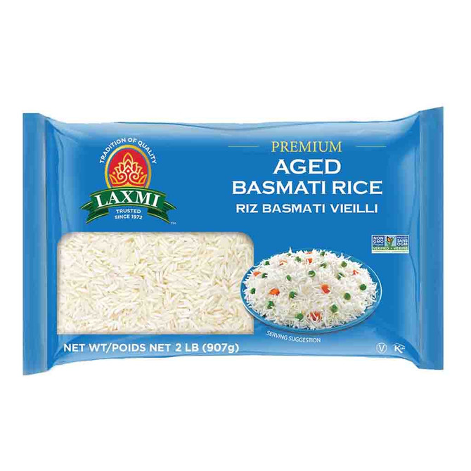 Laxmi Aged Basmathi Rice, 2 Lb